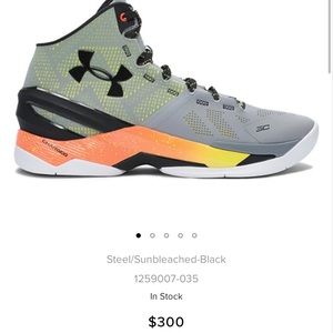 Under armour SC curry2 iron strengthens iron shoes